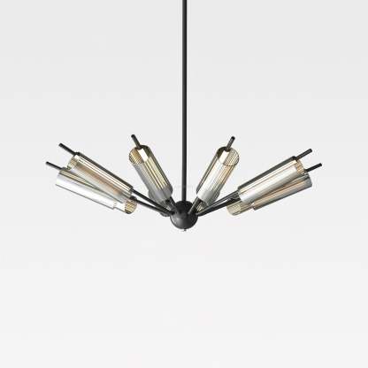 Sputnik Brass Chandelier with 6/8/10 heads-Sylvia Space