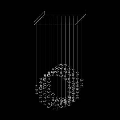 Charcoal Seris Chandeliers M to R-Sylvia Space