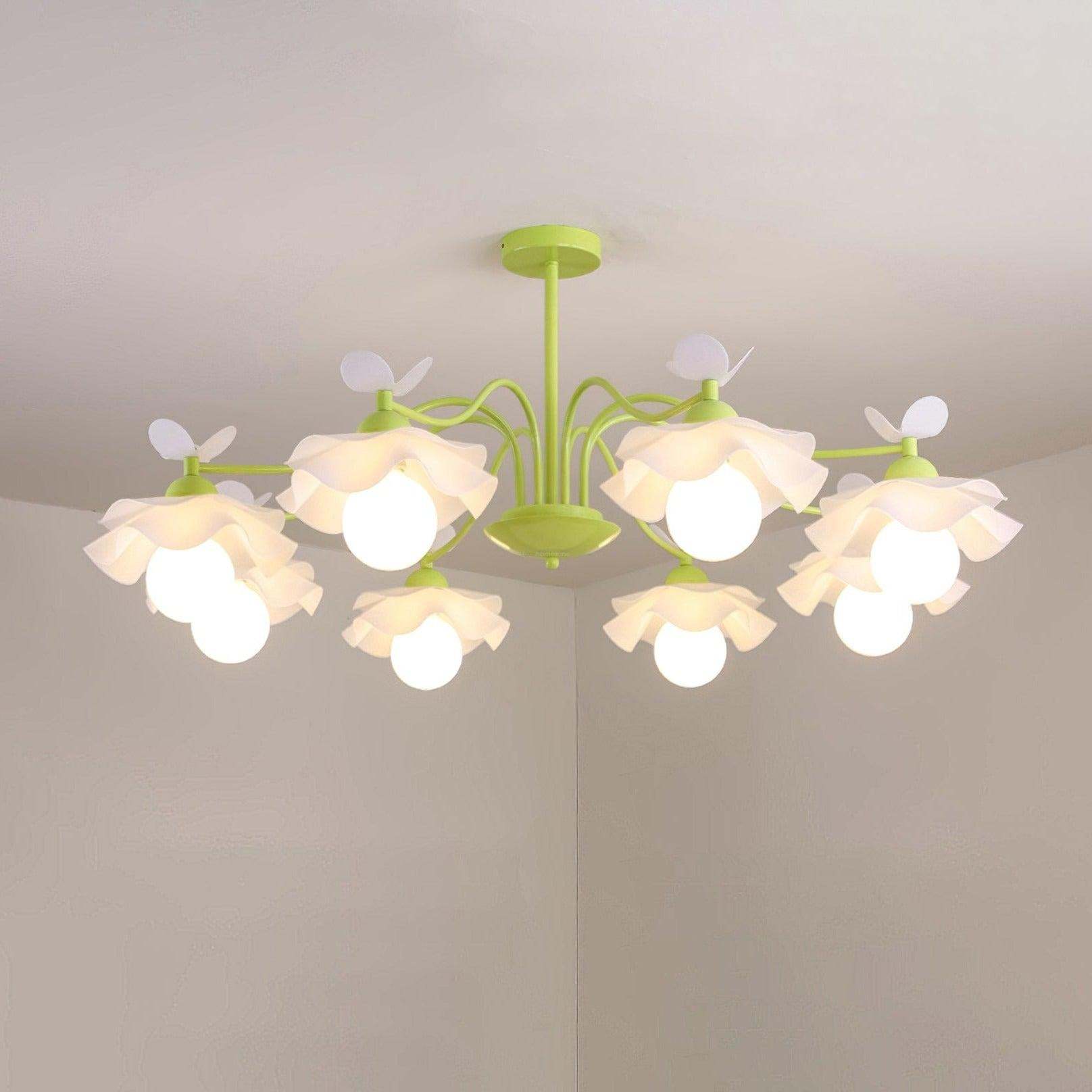 Murano Acrylic Chandelier with 3/5/8 heads-Sylvia Space