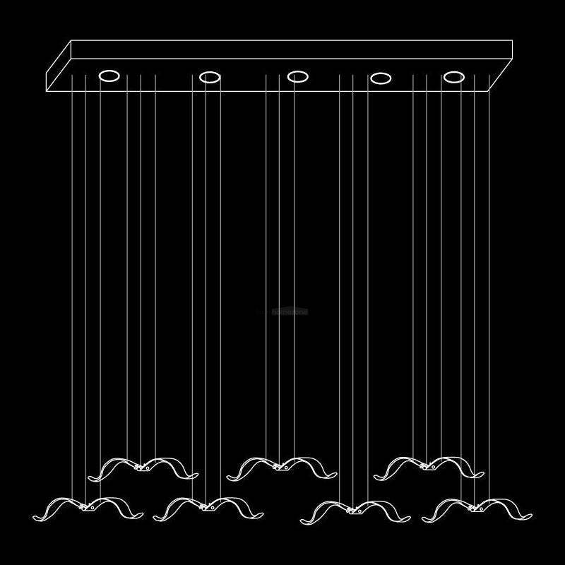 Large Seagull Chandelier with 1/3/5/7/9/11/12/18 heads-Sylvia Space