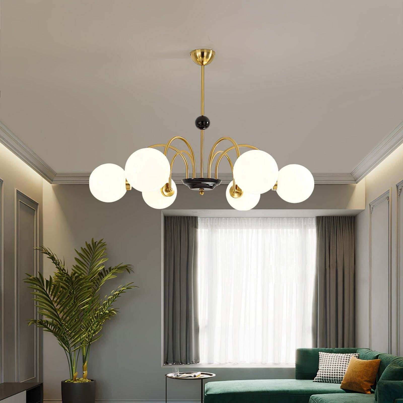 Yisu Chandelier with 3/4/5/6/8 heads-Sylvia Space