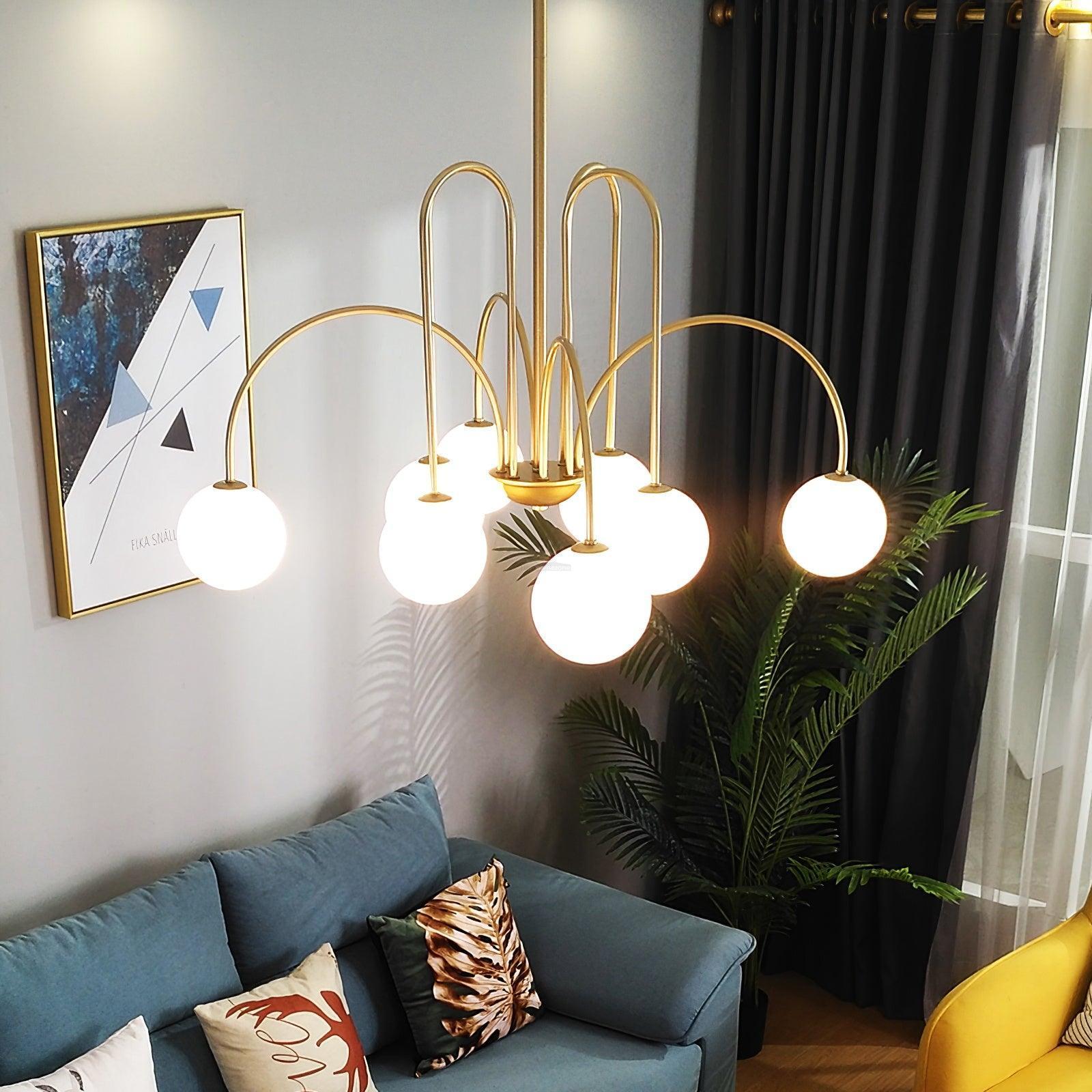 Delaney Chandelier with 6/8 heads-Sylvia Space