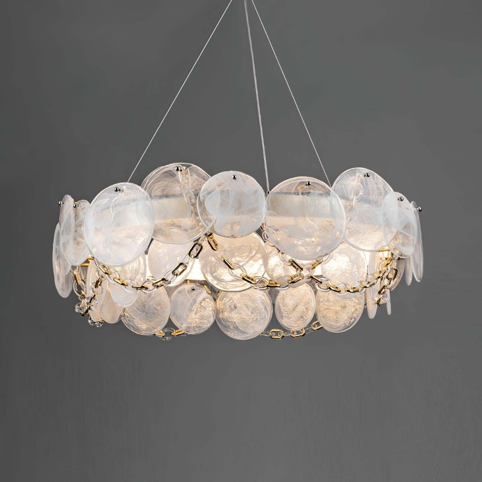 Cassia Chandelier ∅ 26.6″-Sylvia Space
