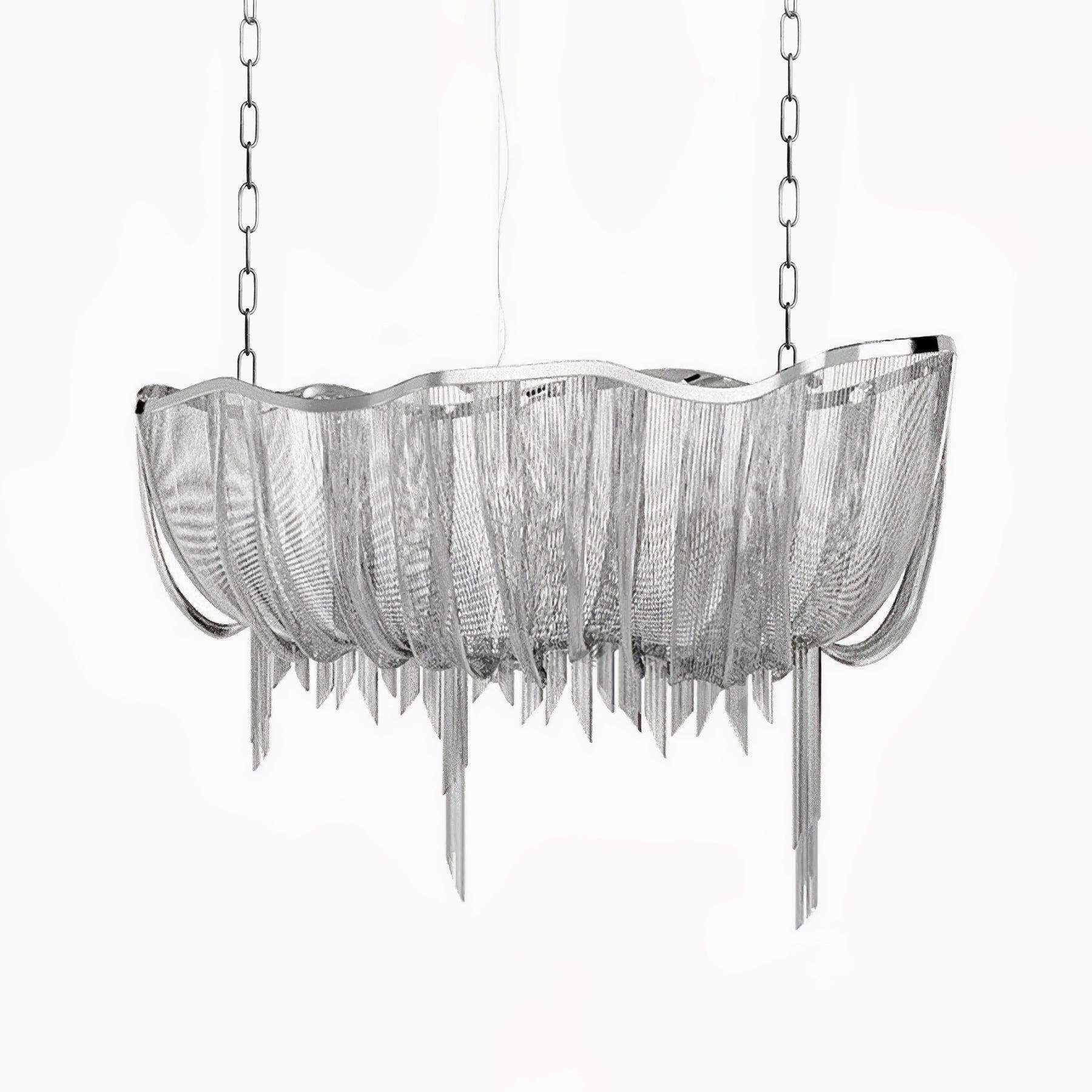 Shimmering Chandelier with Chains-Sylvia Space