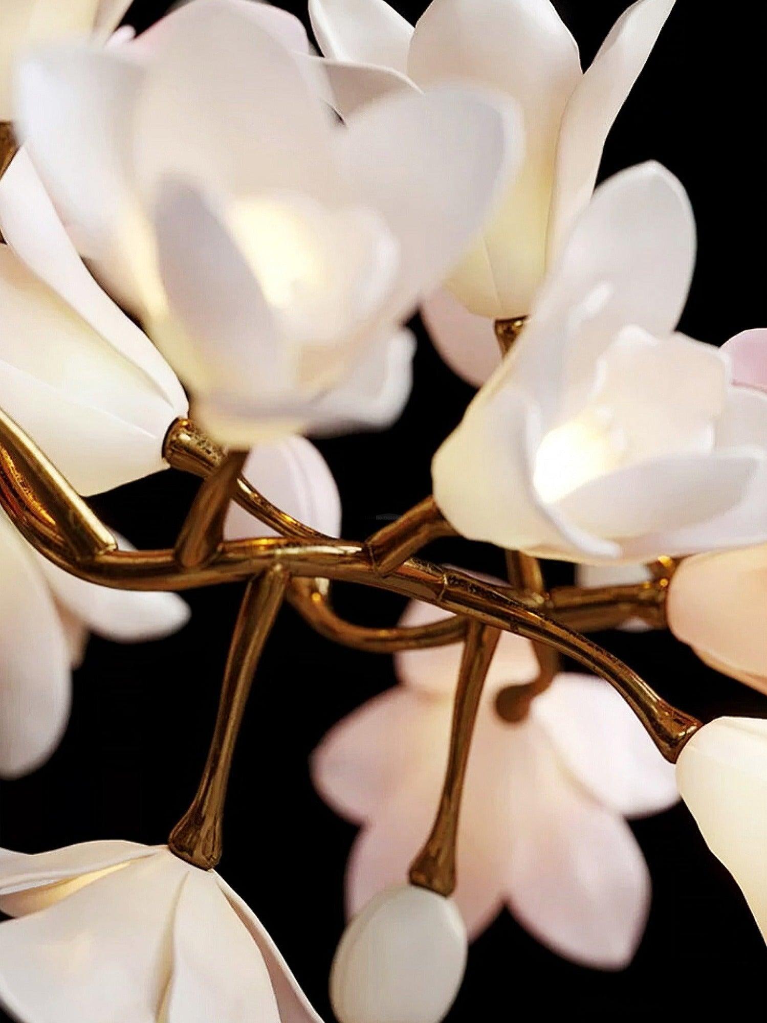 Circular Flower Blossom Chandelier-Sylvia Space