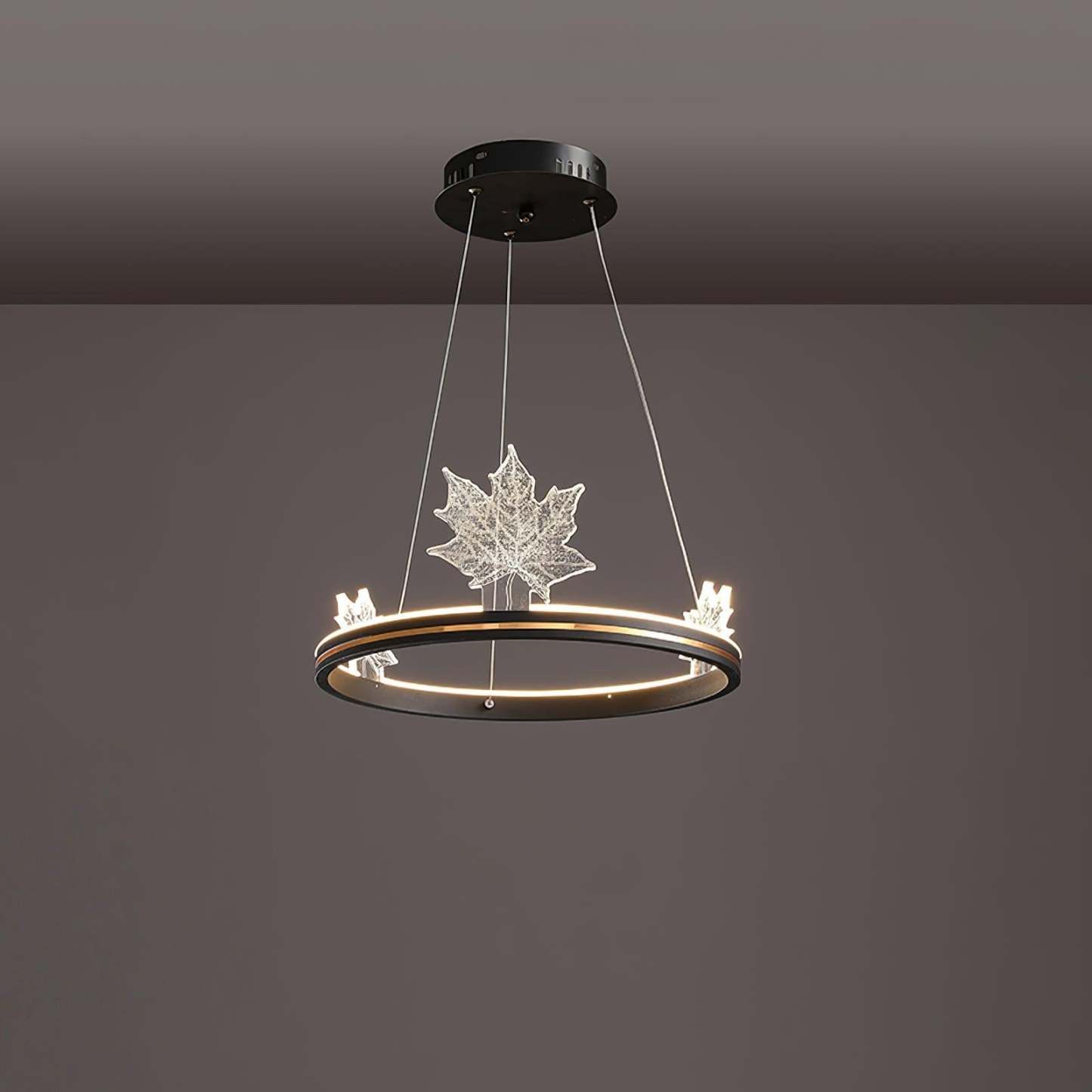 Ion Leaf Ring Chandelier-Sylvia Space