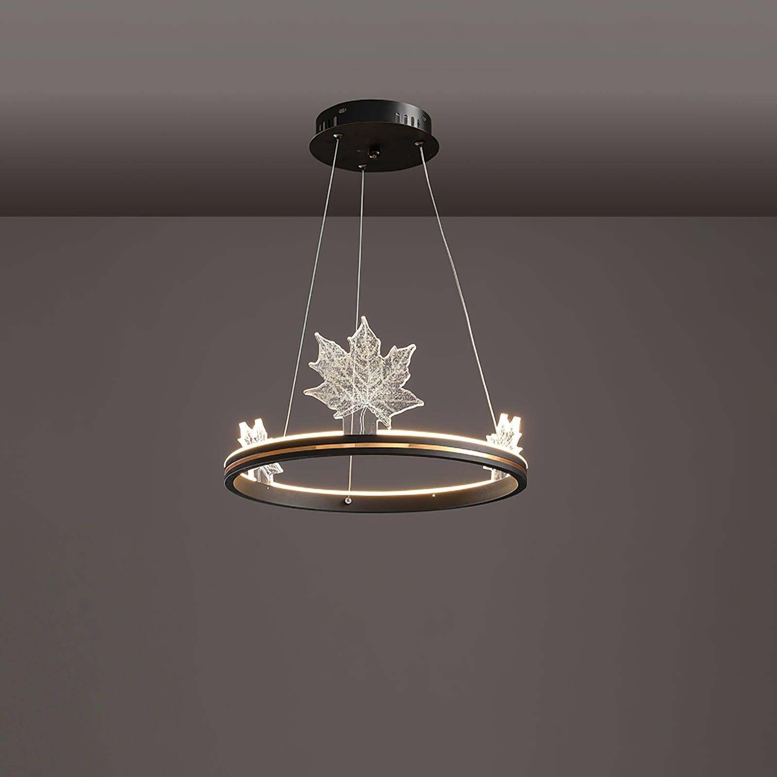 Ion Leaf Ring Chandelier-Sylvia Space