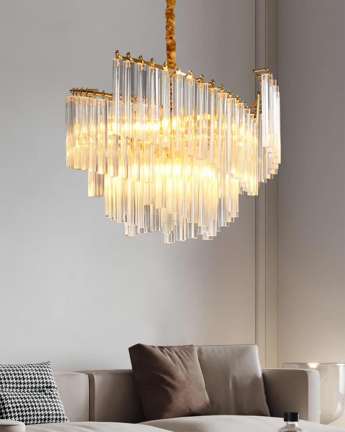 Brinicle Round Chandelier-Sylvia Space