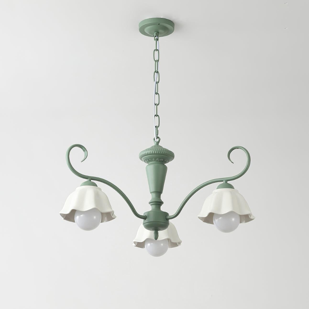 Savoy Flower Chandelier with 3/6/8 heads-Sylvia Space
