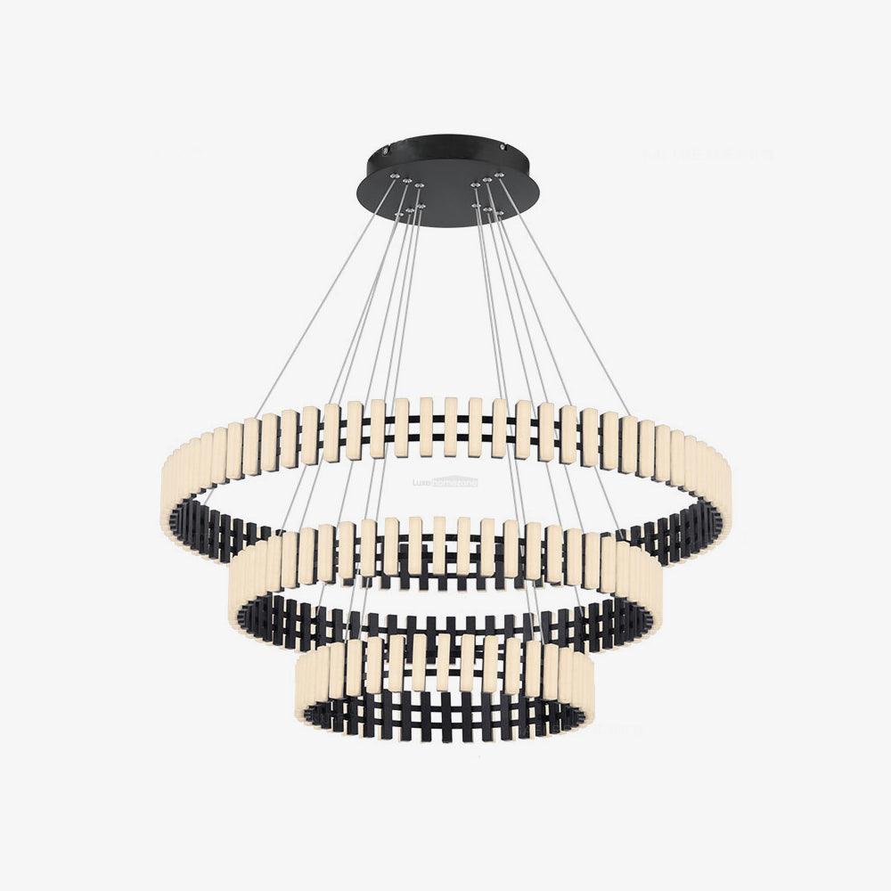 Hanging LED Chandelier ∅ 15.7″-Sylvia Space