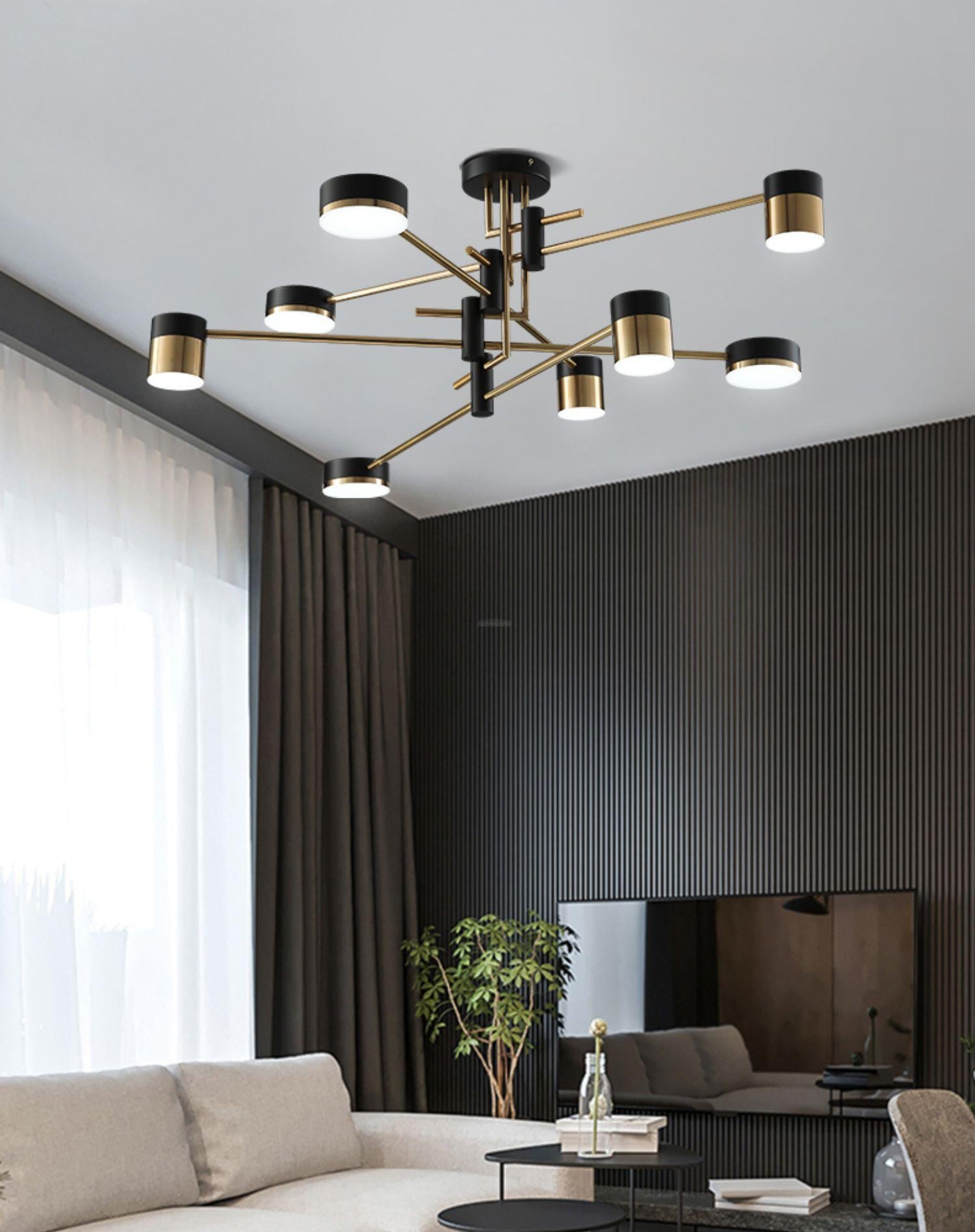Spider Jewel Style Chandelier-Sylvia Space