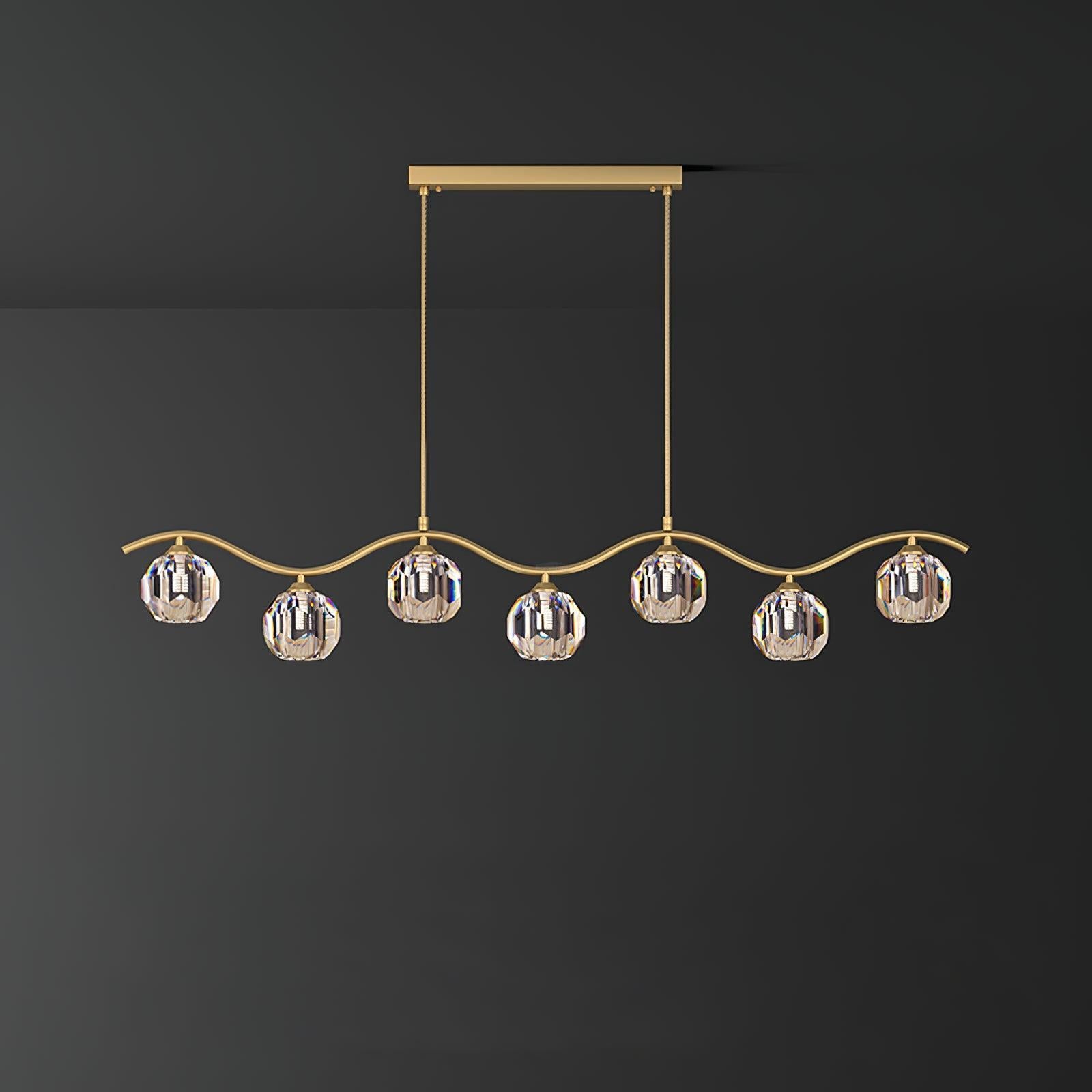 Eara Crystal Chandelier with 3/5/7 heads-Sylvia Space