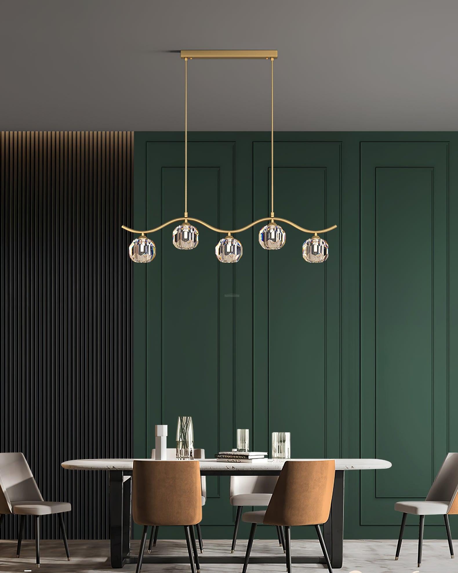 Eara Crystal Chandelier with 3/5/7 heads-Sylvia Space