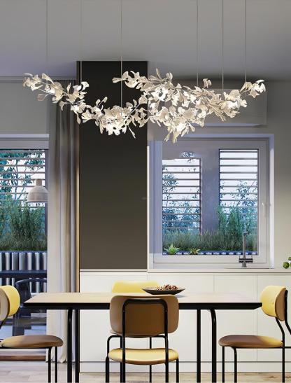 Gingko Chandelier with Double Layer Combination-Sylvia Space