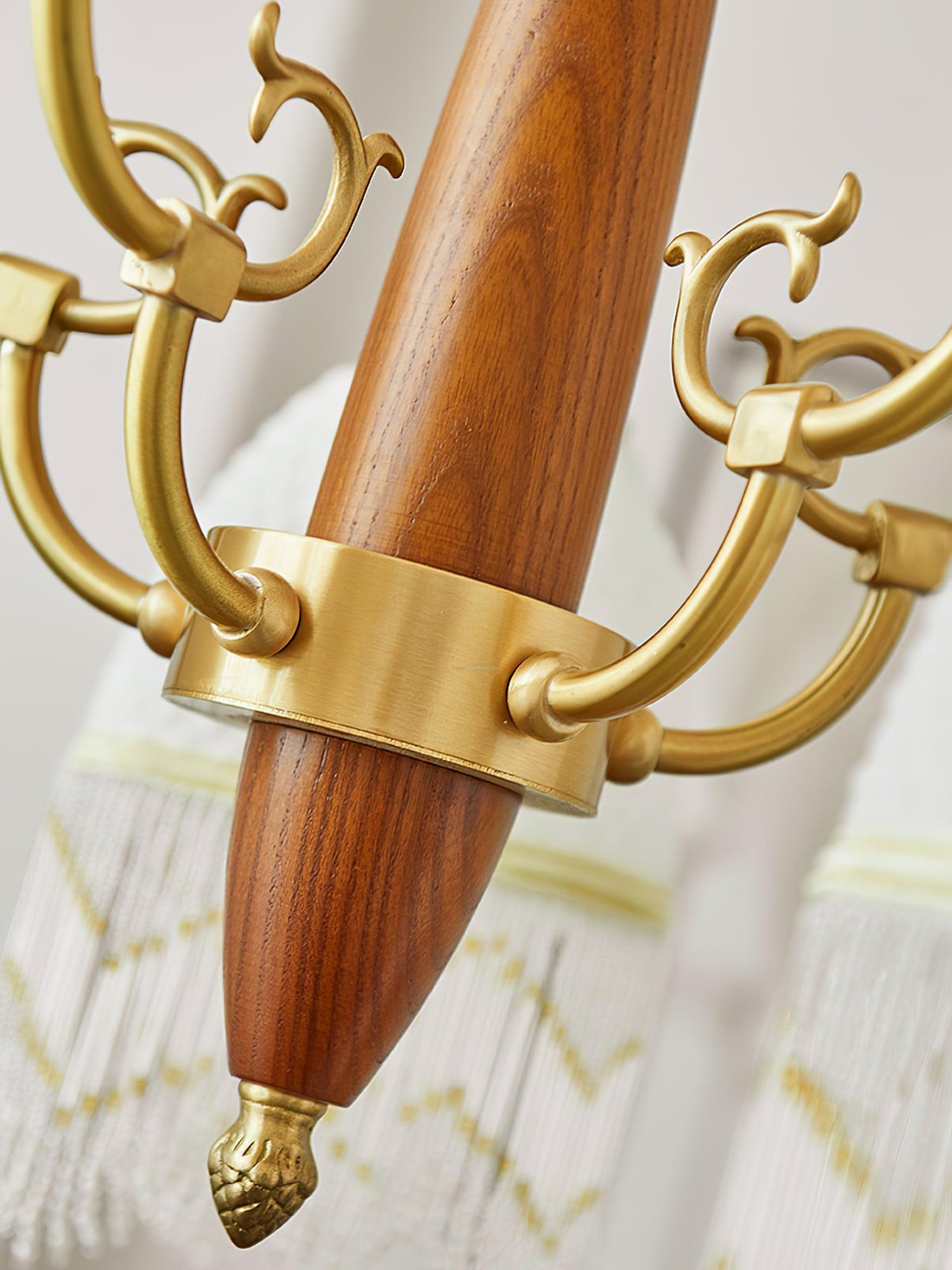 Mesh Tassel Glass Chandelier ∅ 19.7″-Sylvia Space