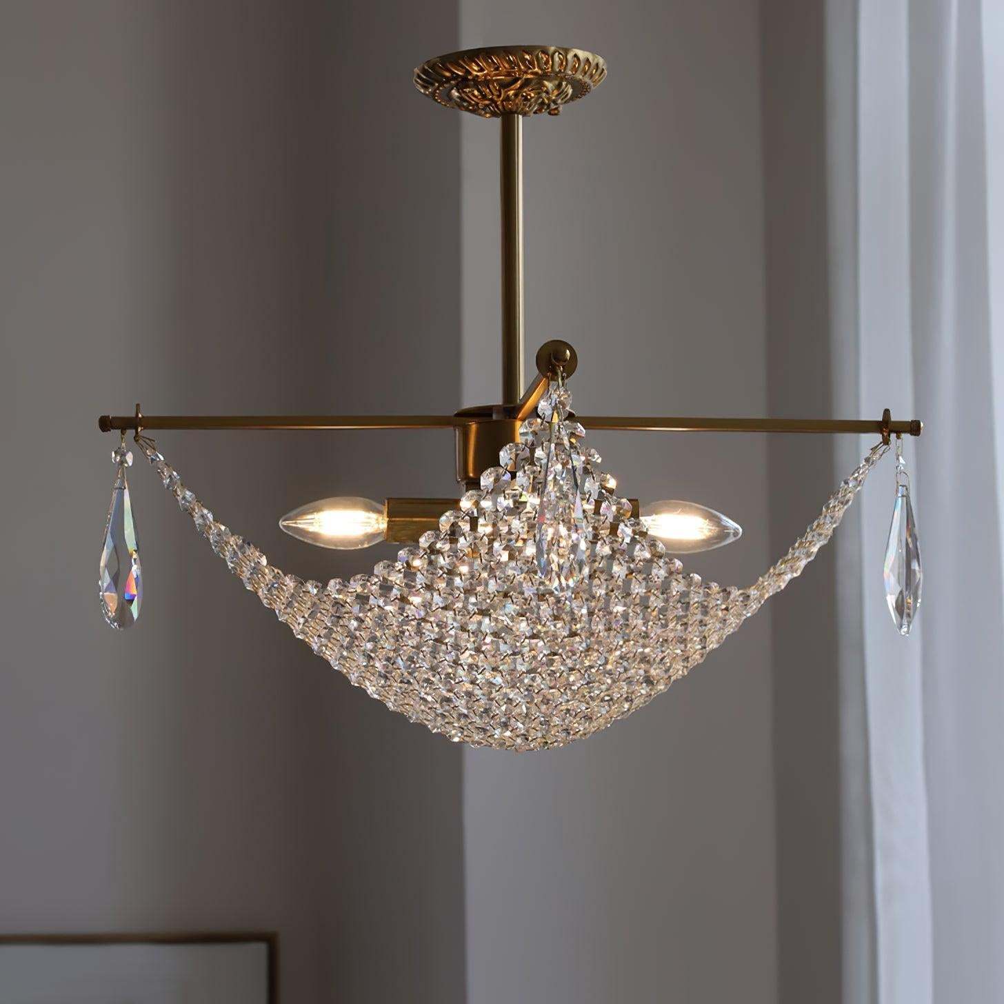 Corona Chandelier with 4 heads-Sylvia Space