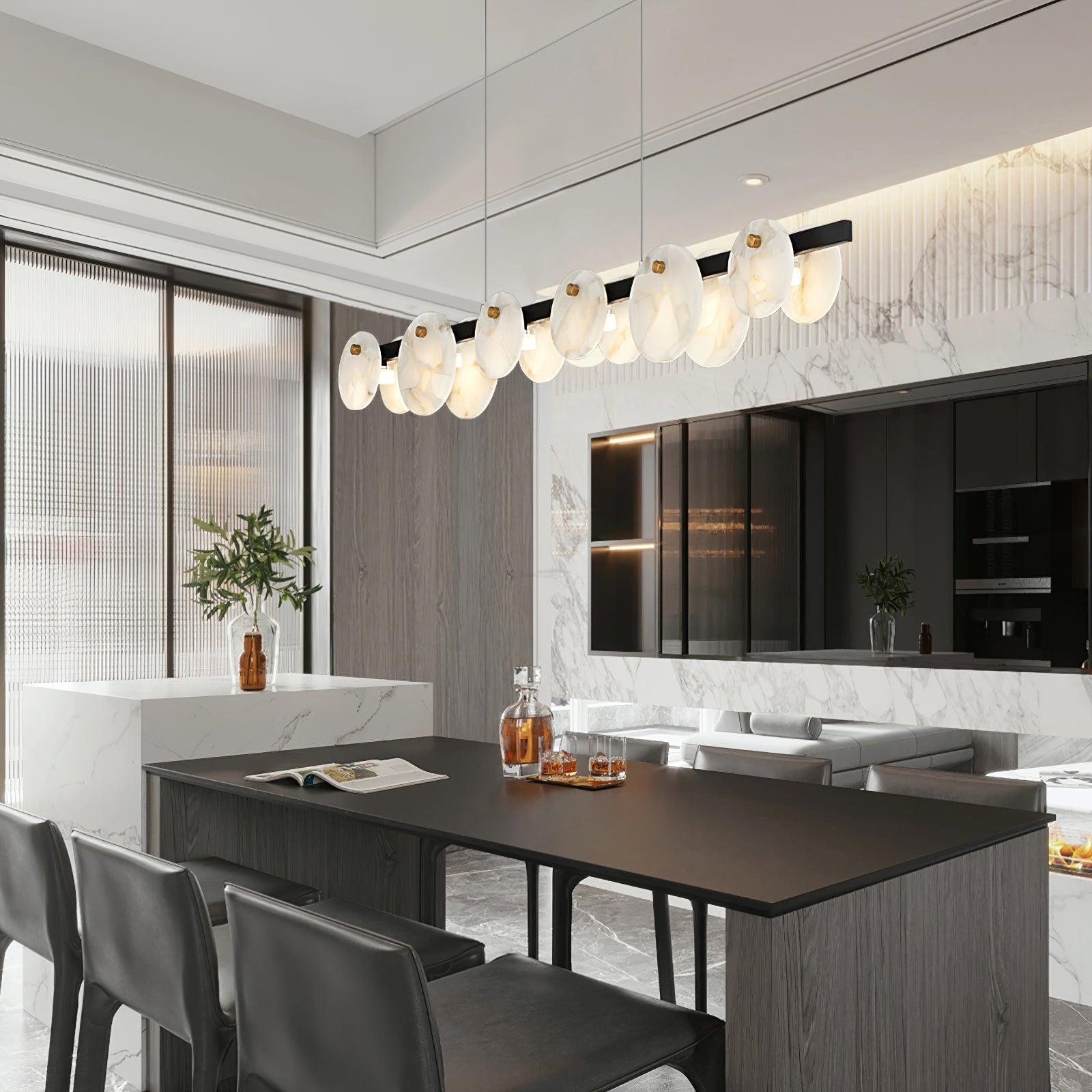 Trinidad Linear Dining Room Chandelier-Sylvia Space