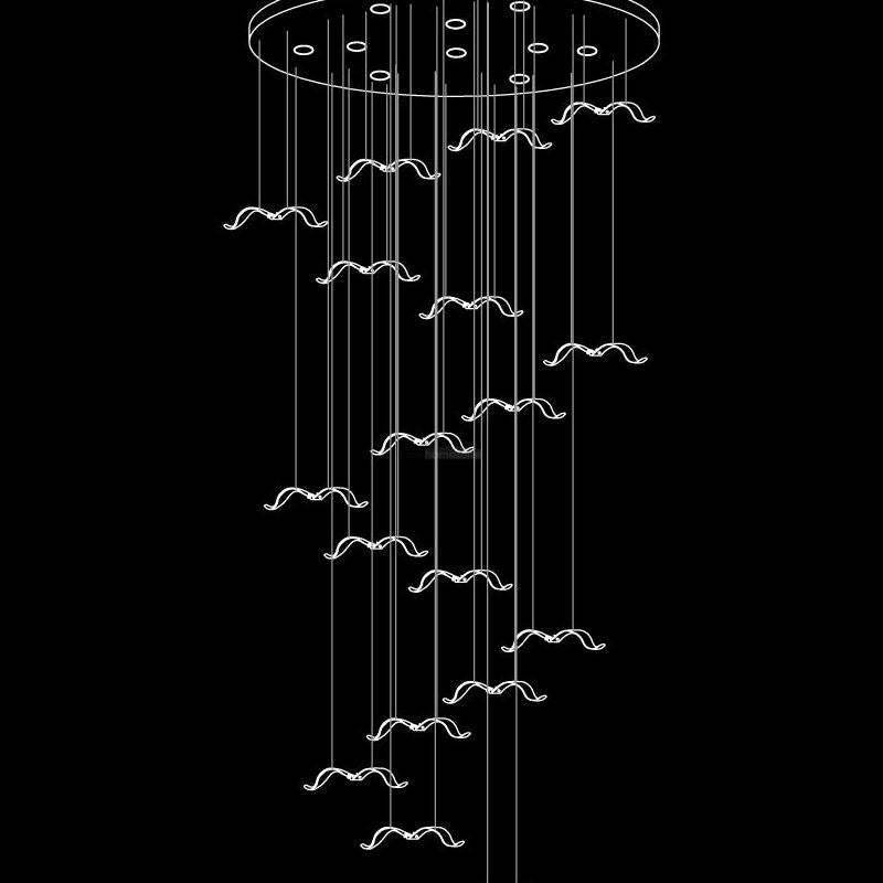 Large Seagull Chandelier with 1/3/5/7/9/11/12/18 heads-Sylvia Space