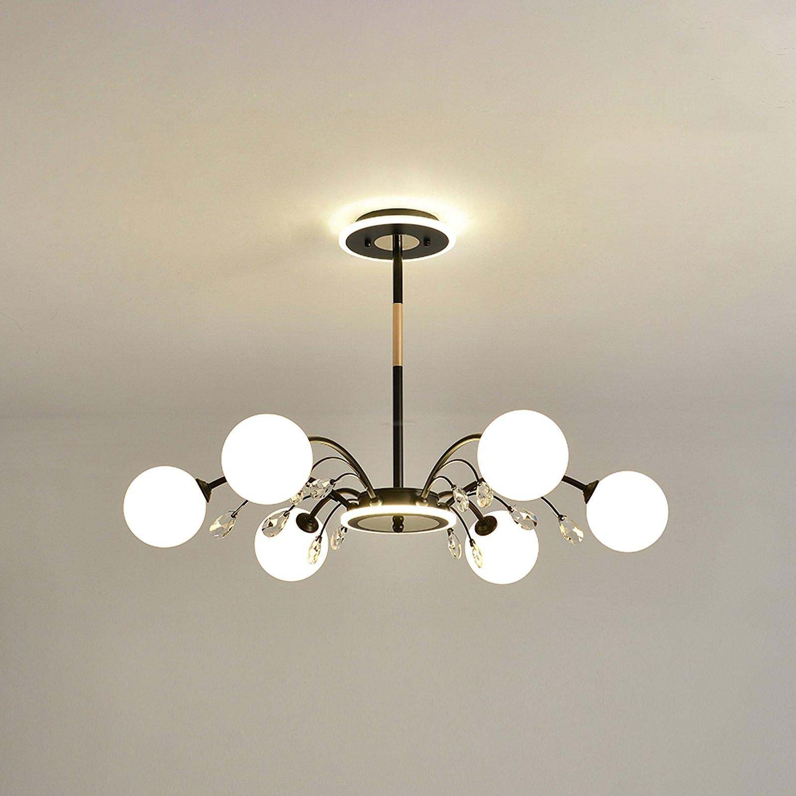 Glamorous Glass Raindrop Chandeliers with 6/8/10/12/16 heads-Sylvia Space