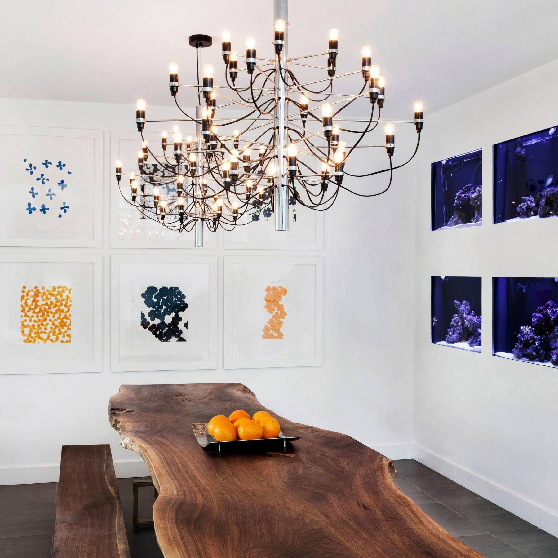 2097 Suspension Lamp with 18/30/50/75 heads-Sylvia Space