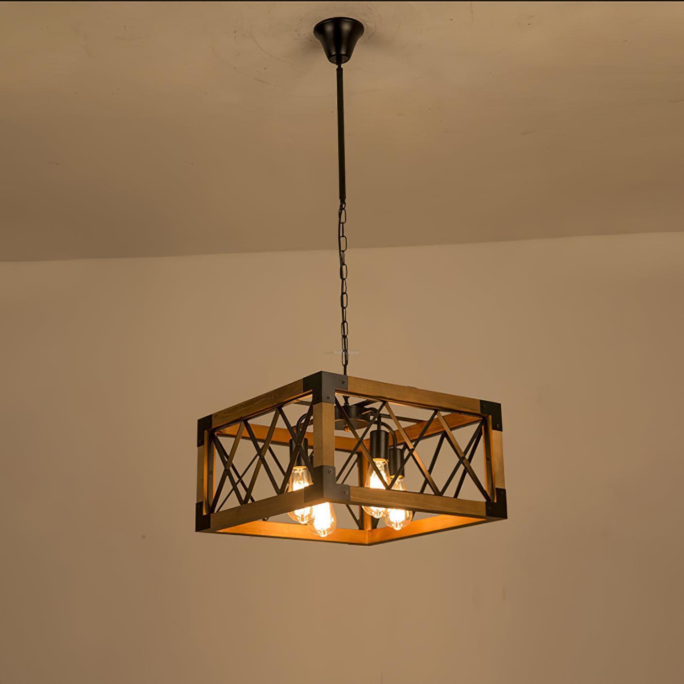 Kitchen Island Rectangle Chandelier  L 5.9″-Sylvia Space