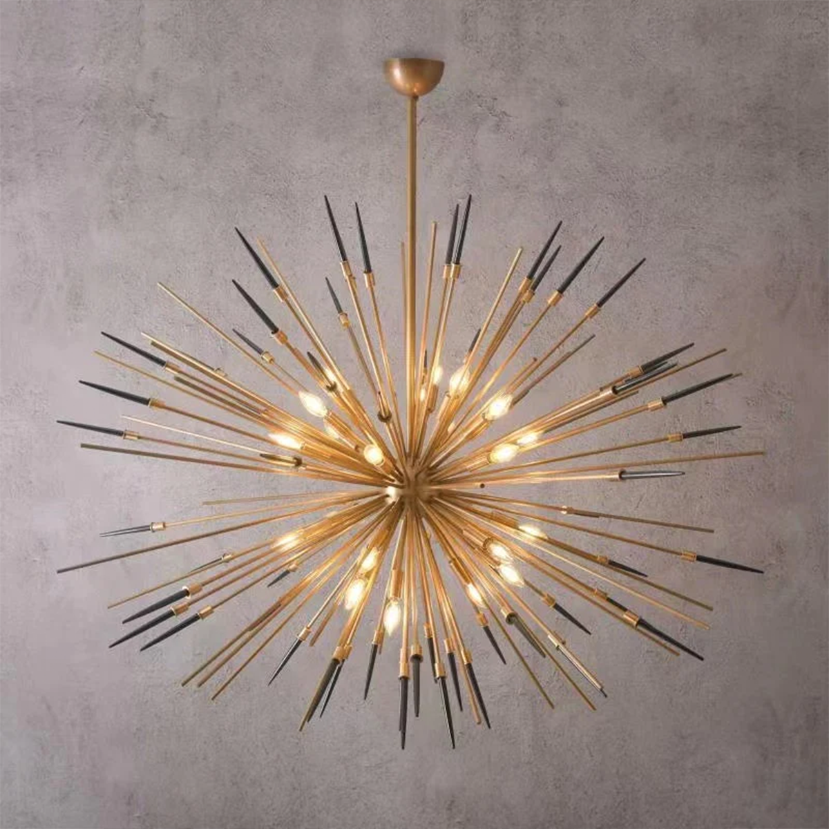 Marble Starburst Chandelier-Sylvia Space
