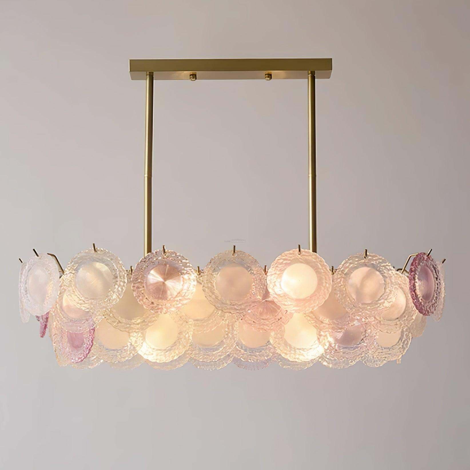 Rainbow Chandelier with Round/Long canopy-Sylvia Space