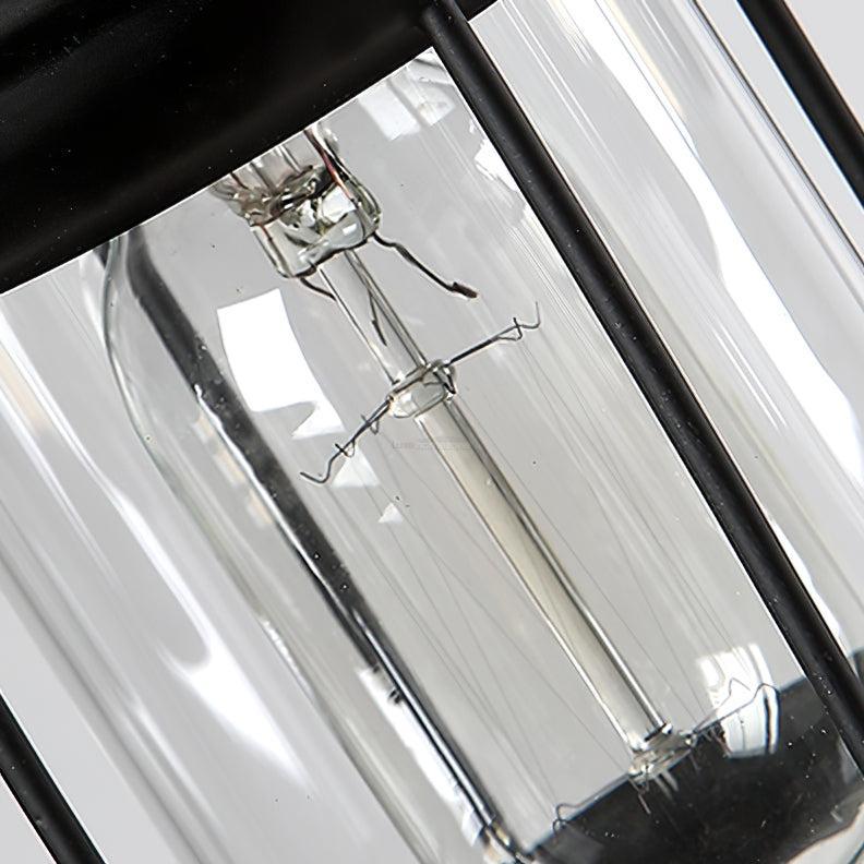 Vintage Wooden Glass Chandeliers-Sylvia Space