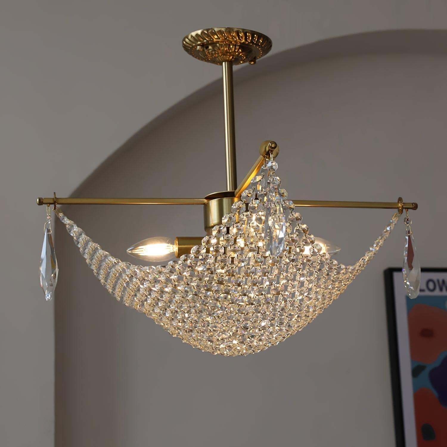 Corona Chandelier with 4 heads-Sylvia Space