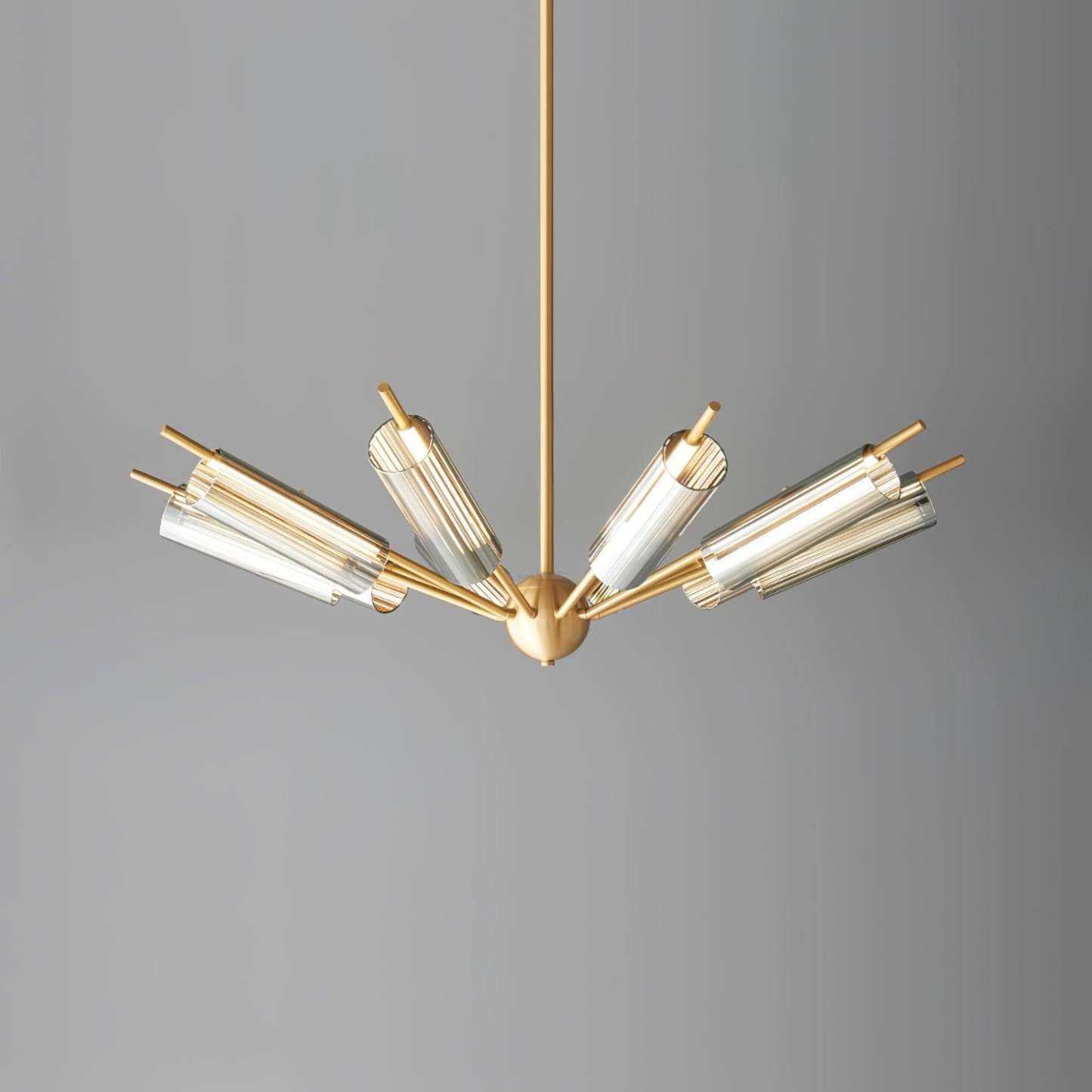 Sputnik Brass Chandelier with 6/8/10 heads-Sylvia Space