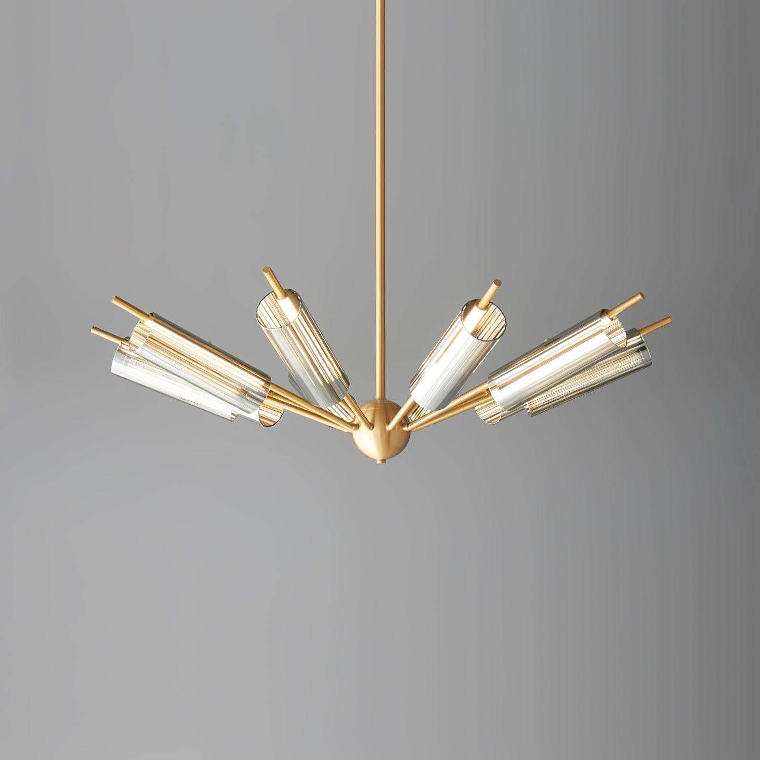 Sputnik Brass Chandelier with 6/8/10 heads-Sylvia Space
