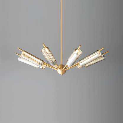 Sputnik Brass Chandelier with 6/8/10 heads-Sylvia Space
