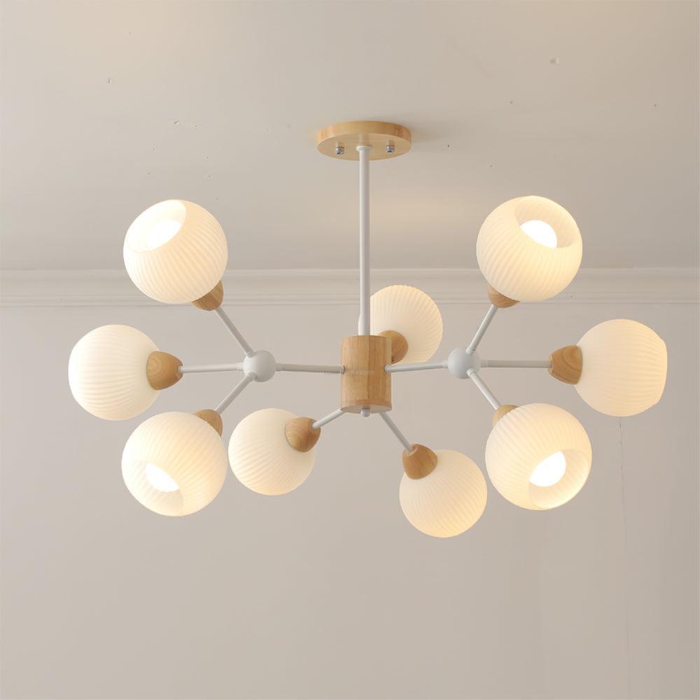 Shpehp Wood Chandelier with 6/9/12 heads-Sylvia Space