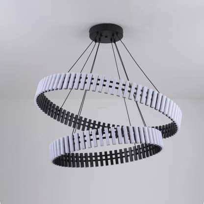 Hanging LED Chandelier ∅ 15.7″-Sylvia Space