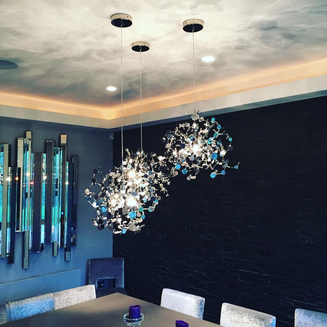 Shimmering Cloud Chandelier-Sylvia Space
