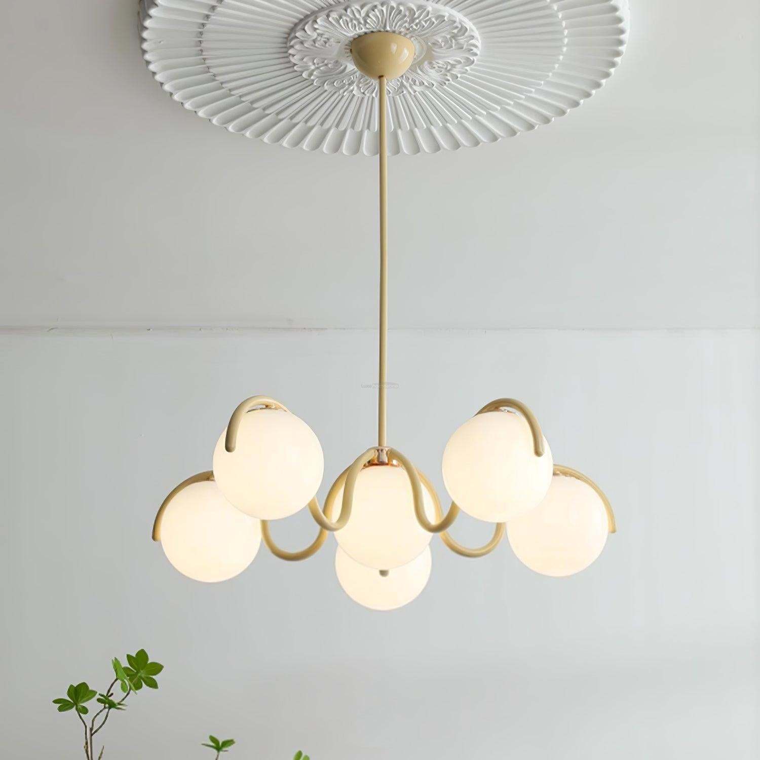 Reedway Curve Linear Chandelier ∅ 27.2″-Sylvia Space