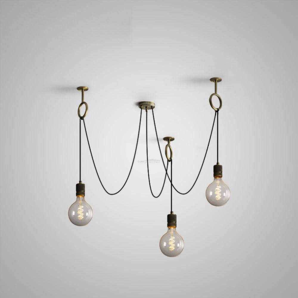 Industrial Spider Chandelier with 3/5/8/12/15 heads-Sylvia Space