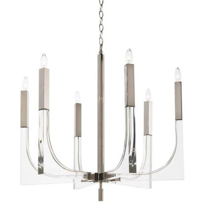 Acrylic Framed Arm Chandelier