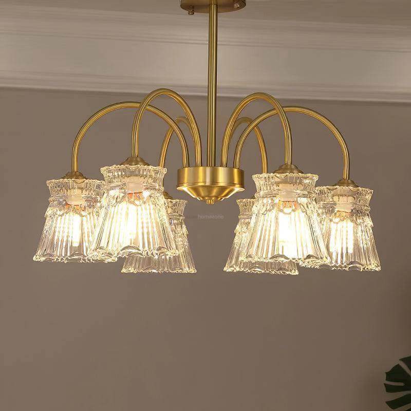 Ice Cream Crystal Chandeliers with 3/5/6/8 heads-Sylvia Space