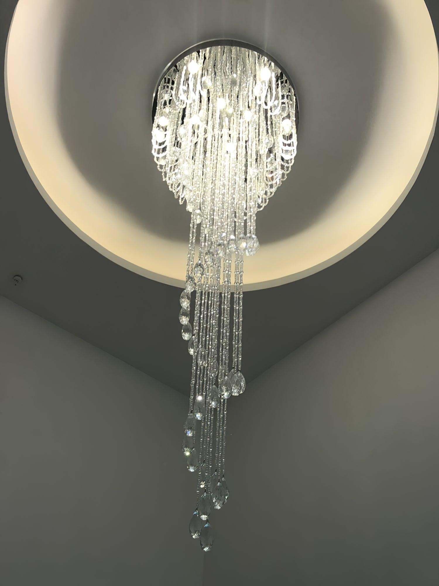 Classic Symphony Spiral Round Chandelier-Sylvia Space