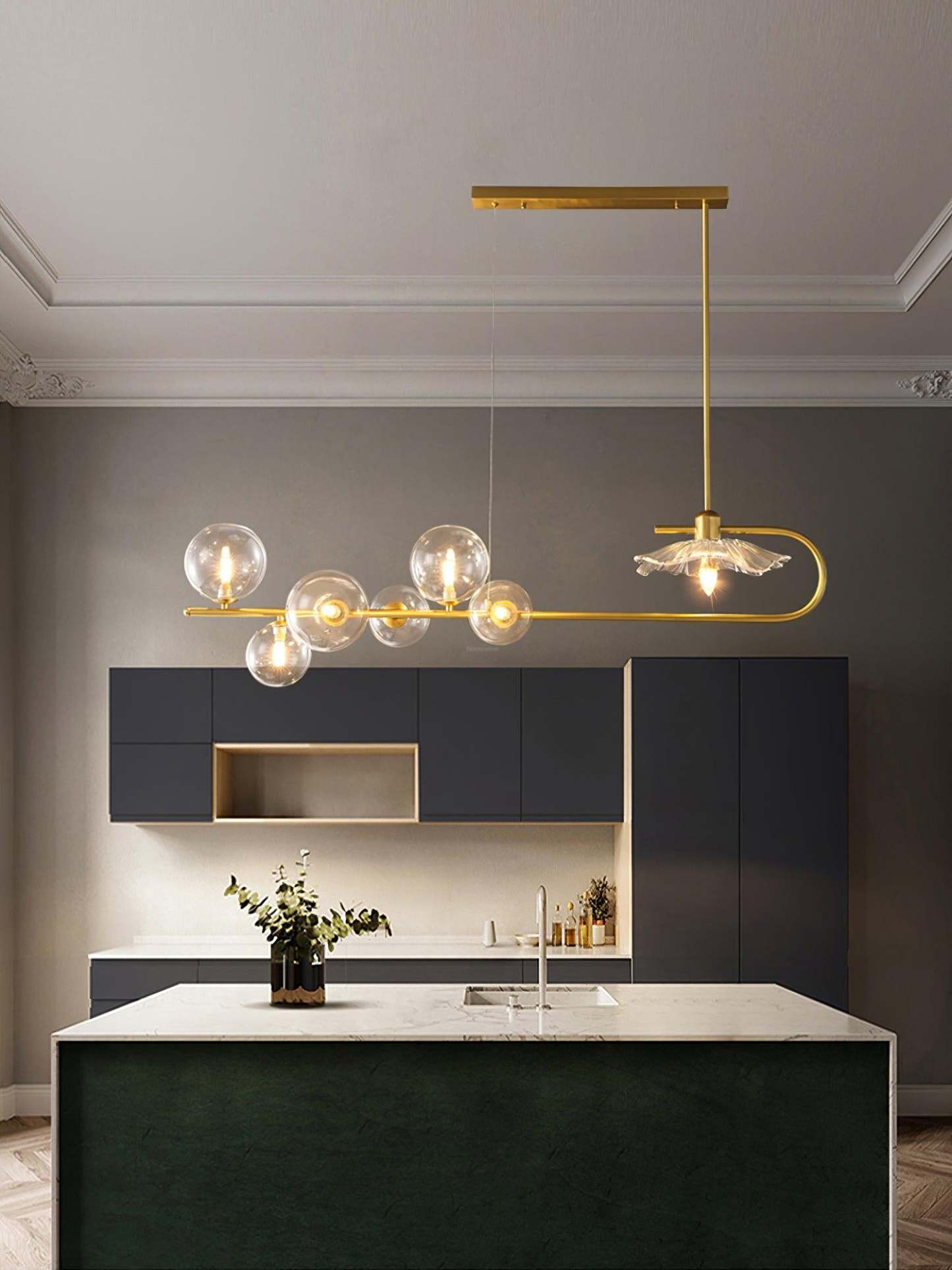 Fulesi Chandelier with 5/7 heads-Sylvia Space