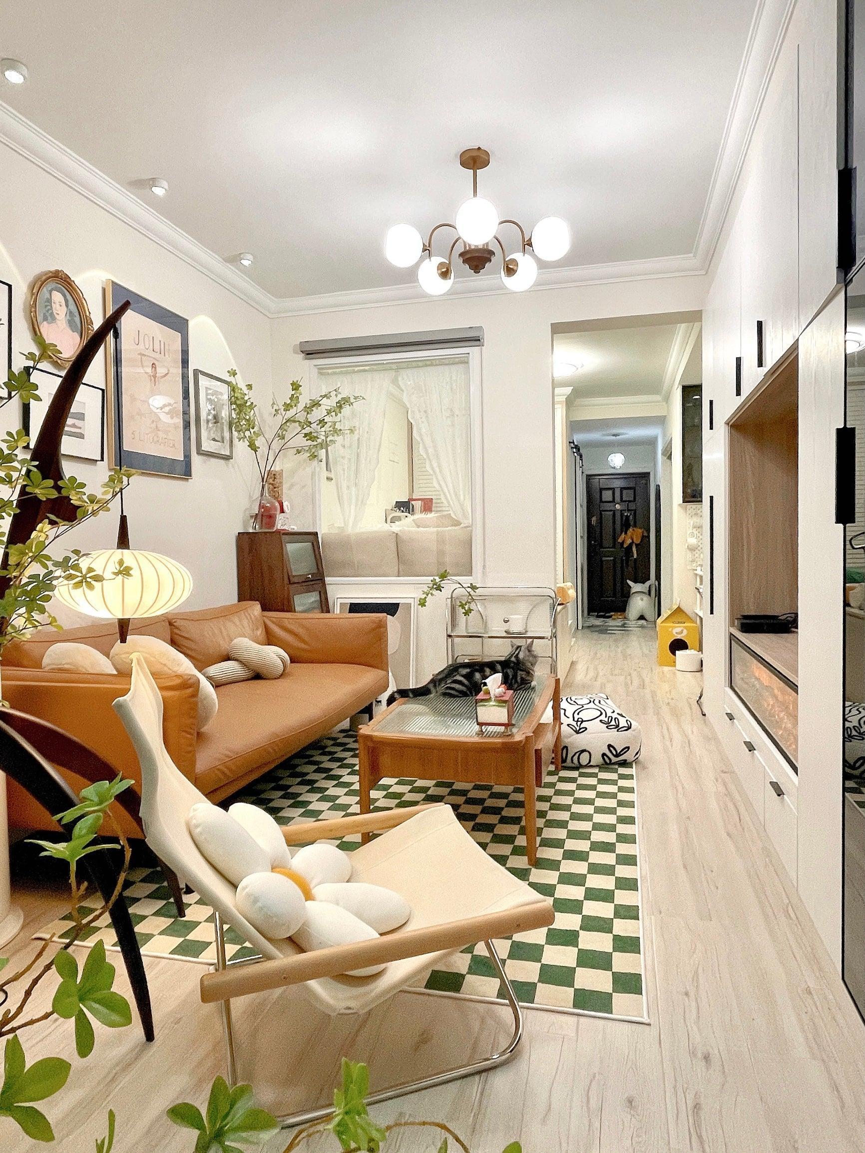 Sculptural Glass Ribbed Chandelier with 3/4/5/6/8 heads-Sylvia Space