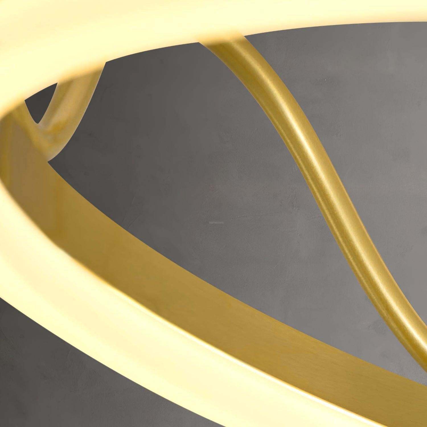 Crown Brass Round Chandelier-Sylvia Space