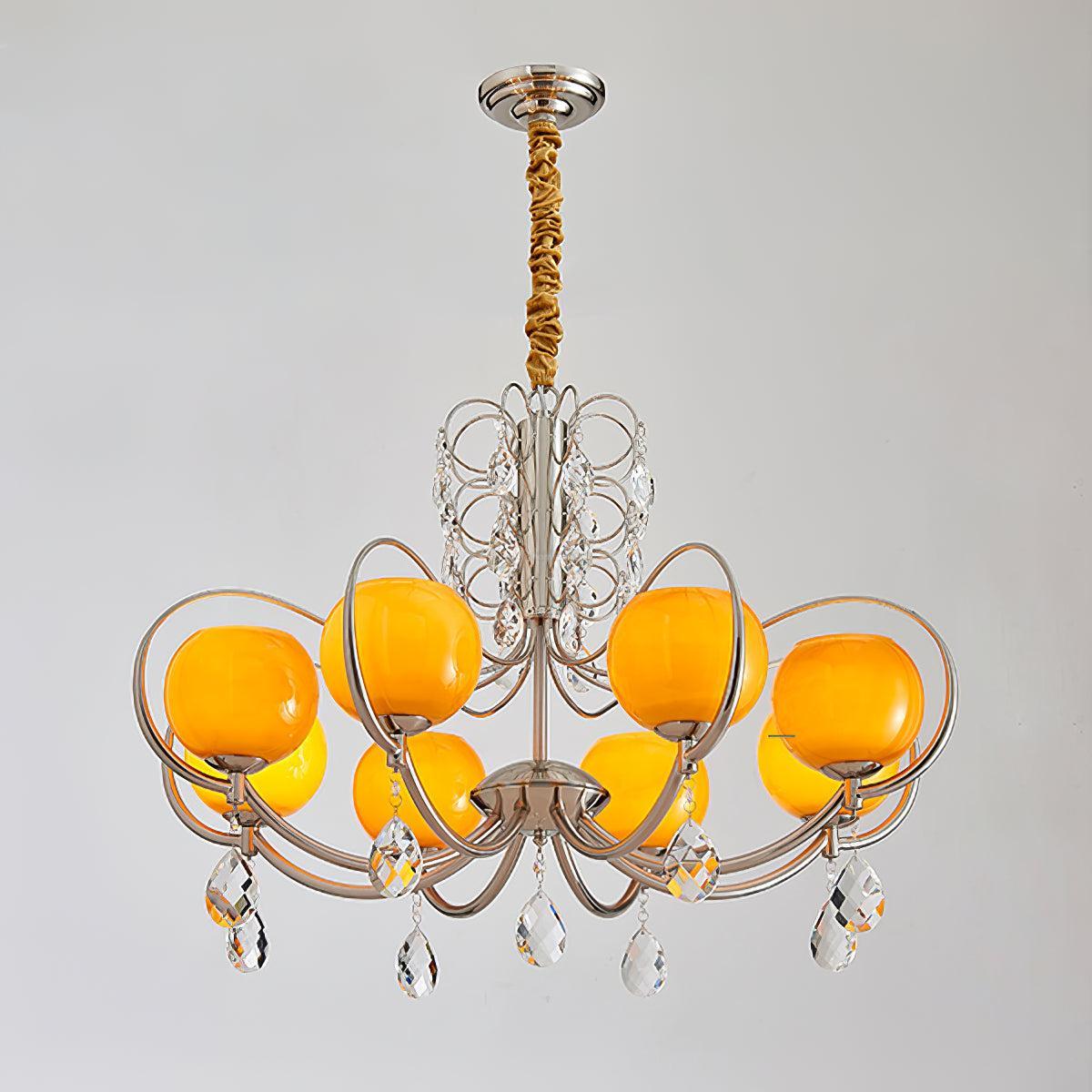 Doria Crystal Chandelier with 6/8/10 heads-Sylvia Space