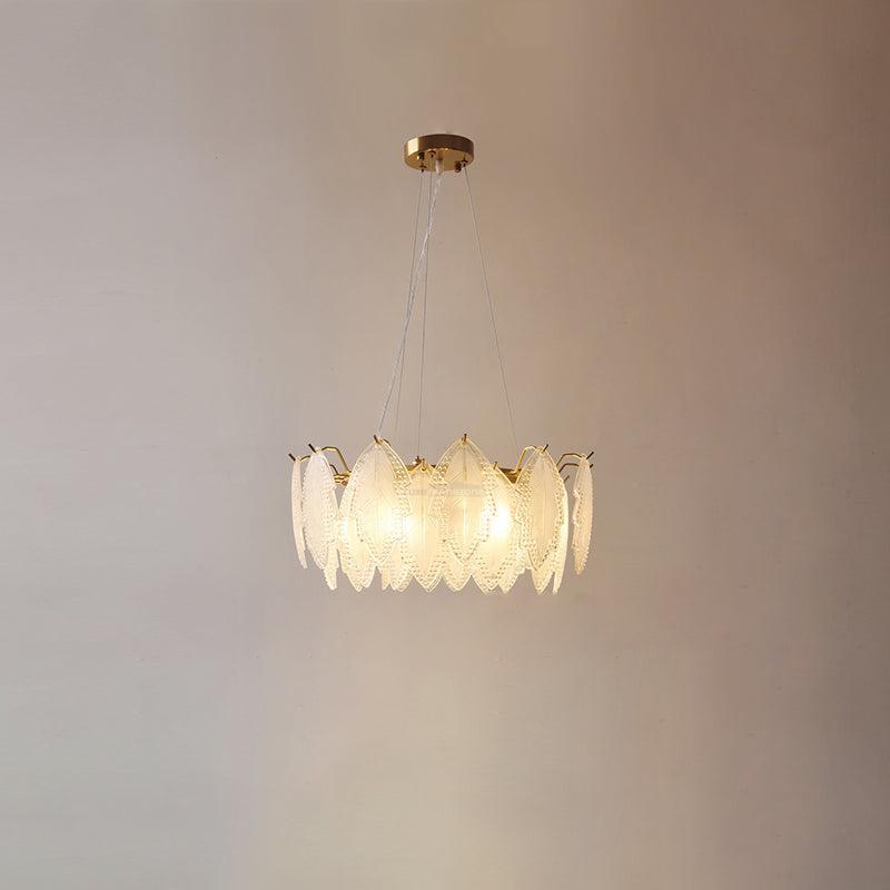 Maple Leaf Type Glass Chandelier-Sylvia Space