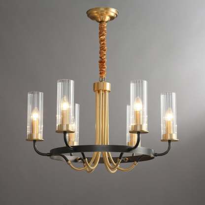 Kearney Chandelier Φ 27.2″-Sylvia Space