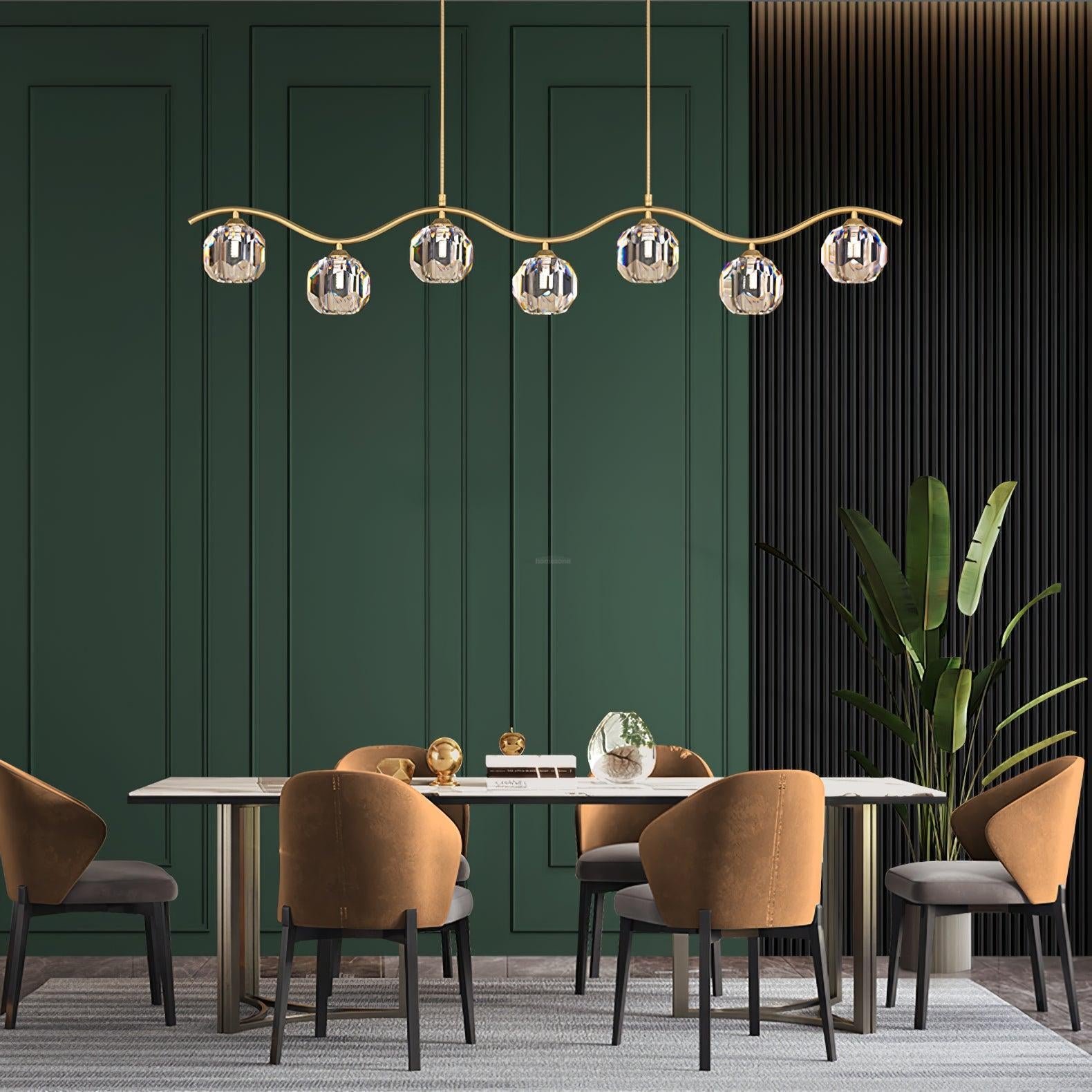 Eara Crystal Chandelier with 3/5/7 heads-Sylvia Space