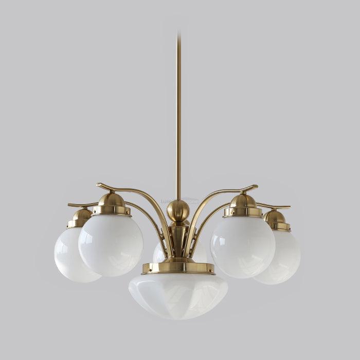 Ryttenberg Chandelier with 4/6 heads-Sylvia Space