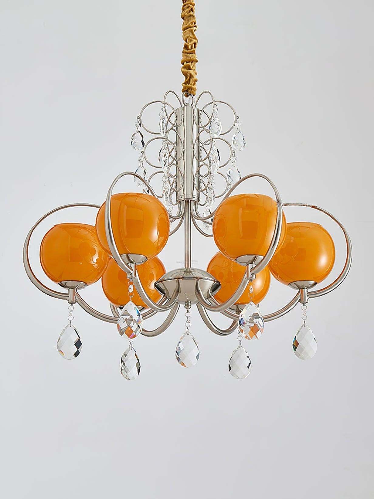 Doria Crystal Chandelier with 6/8/10 heads-Sylvia Space