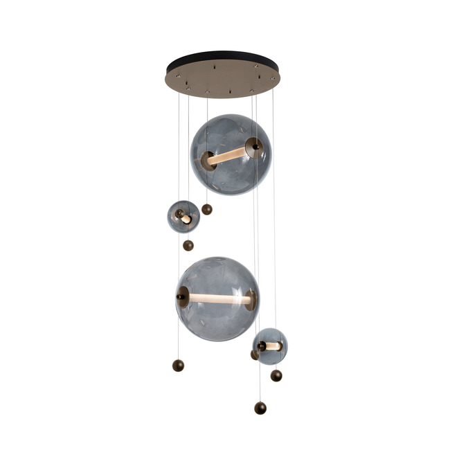 Abacus Round Multi Light Pendant